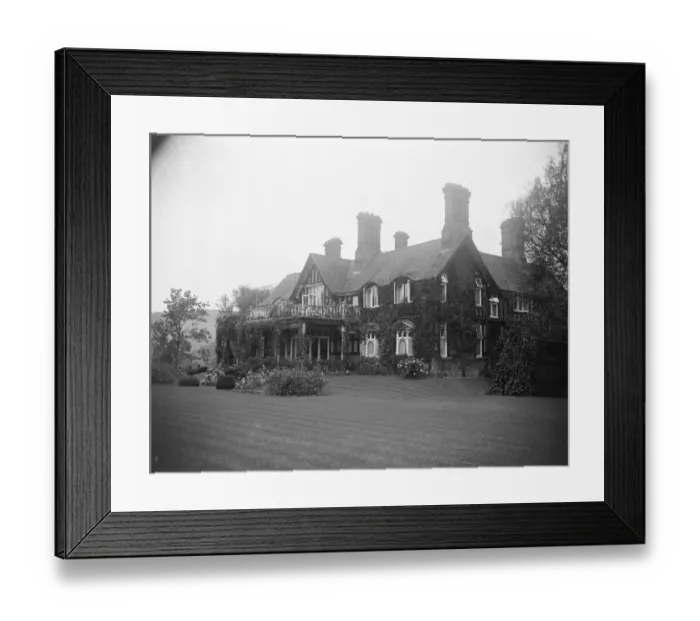 Framed Print : Cleeves Court. Streatley on Thames. Residence of Sir James Craig. 1924 Framed Print : Cleeves Court. Streatley on Thames. Residence of Sir James Craig. 1924