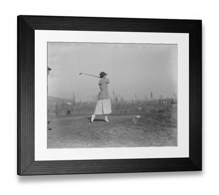 Framed Print : International Society at Cannes Golf Club. Princess Alexandra Ghika. 26 January 1921 Framed Print : International Society at Cannes Golf Club. Princess Alexandra Ghika. 26 January 1921