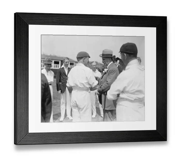 Framed Print : Martin Bladen Hawke, 7th Baron Hawke of Towton Opens New Cricket Ground of the Indian Framed Print : Martin Bladen Hawke, 7th Baron Hawke of Towton Opens New Cricket Ground of the Indian