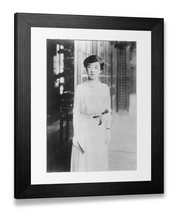 Framed Print : Bride Elect of the Prince Regent of Japan Princess Nagako, the bride elect of