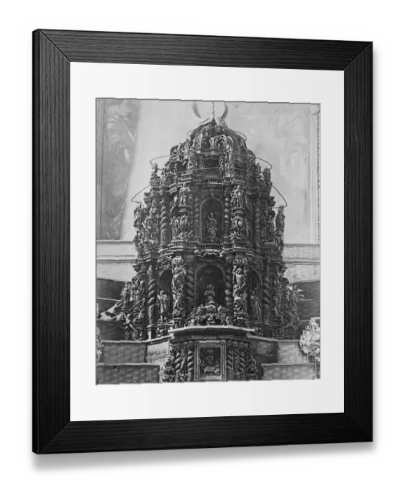 Framed Print : Mount Etna in eruption, miraculous shrine said to have saved a town. The town of Linguaglossa