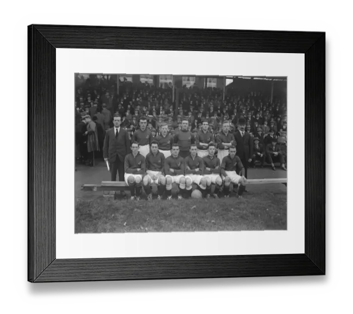 Framed Print : International association match at Maidstone Englamd versus Ireland The Irish Framed Print : International association match at Maidstone Englamd versus Ireland The Irish