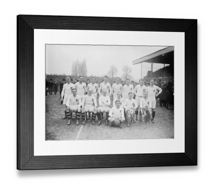 Framed Print : England defeat Ireland in Five Nations - Twickenham, 12 February 1921 by 15 points Framed Print : England defeat Ireland in Five Nations - Twickenham, 12 February 1921 by 15 points