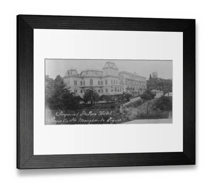 Framed Print : Where the Russians Will Stay For the Genoa Conference in Italy A view of the Imperial Framed Print : Where the Russians Will Stay For the Genoa Conference in Italy A view of the Imperial