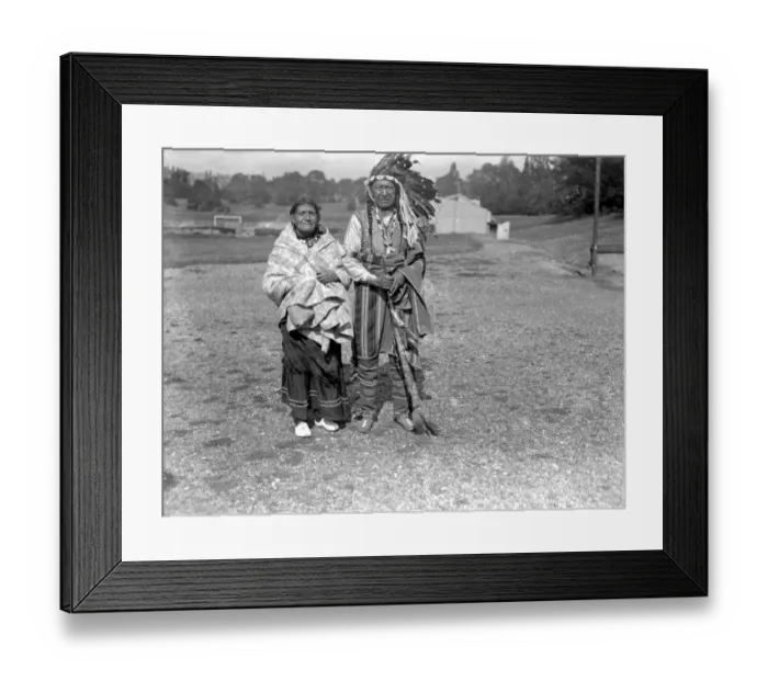 Framed Print : Types of indians encamped at the Crystal Palace. 10 September 1923