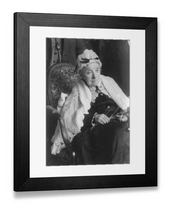 Framed Print : Lady of the manor at 105. Mrs Eleanor Coates Tylden, aged 105, who is lady of Framed Print : Lady of the manor at 105. Mrs Eleanor Coates Tylden, aged 105, who is lady of