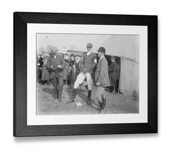 Framed Print : The Prince of Wales rides in the Grafton hunt point to point races. Major Loder Framed Print : The Prince of Wales rides in the Grafton hunt point to point races. Major Loder