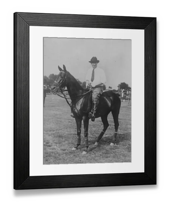 Framed Print : American Bid For Polo Cup To be Captained by an Old Oxonian Mr Devereux Milburn Framed Print : American Bid For Polo Cup To be Captained by an Old Oxonian Mr Devereux Milburn