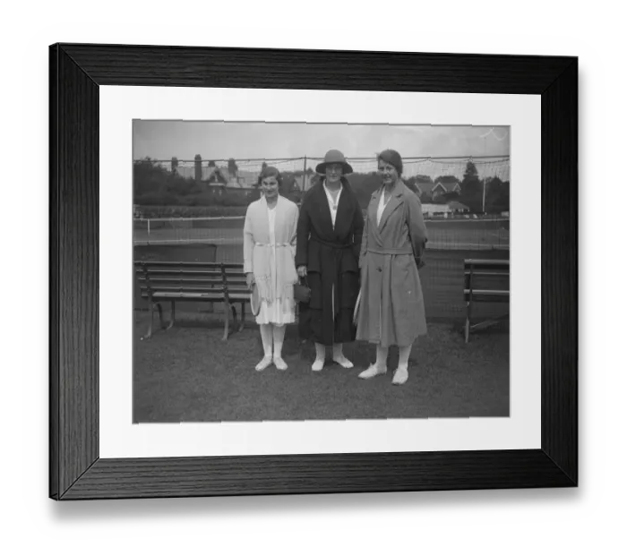 Framed Print : Society at Southampton Tennis Tournament Many society folk are taking part in Framed Print : Society at Southampton Tennis Tournament Many society folk are taking part in