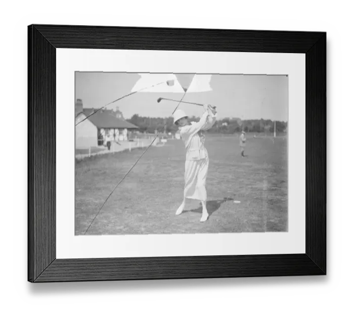 Framed Print : Society on the golf links at Le Touquet in northern France Lady Esme Gordon Lennox Framed Print : Society on the golf links at Le Touquet in northern France Lady Esme Gordon Lennox