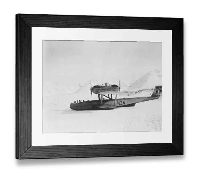 Framed Print : First photographs of the start of the Amundsen Ellsworth N 24 starting off 17 Framed Print : First photographs of the start of the Amundsen Ellsworth N 24 starting off 17