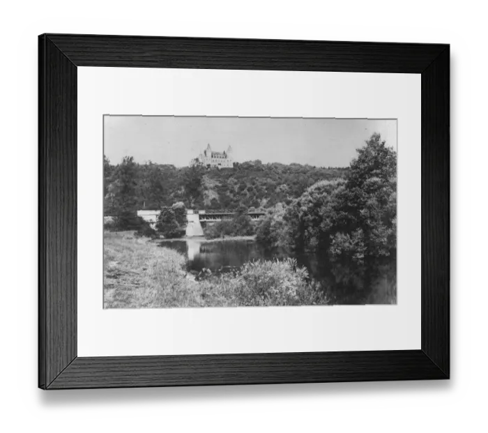 Framed Print : Royal Chateau of Ciergnon, in the Belgian Ardennes, where the Duke and Duchess Framed Print : Royal Chateau of Ciergnon, in the Belgian Ardennes, where the Duke and Duchess