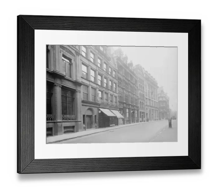 Framed Print : Cornhill - Taken for Mr Nenck, American Express Company
