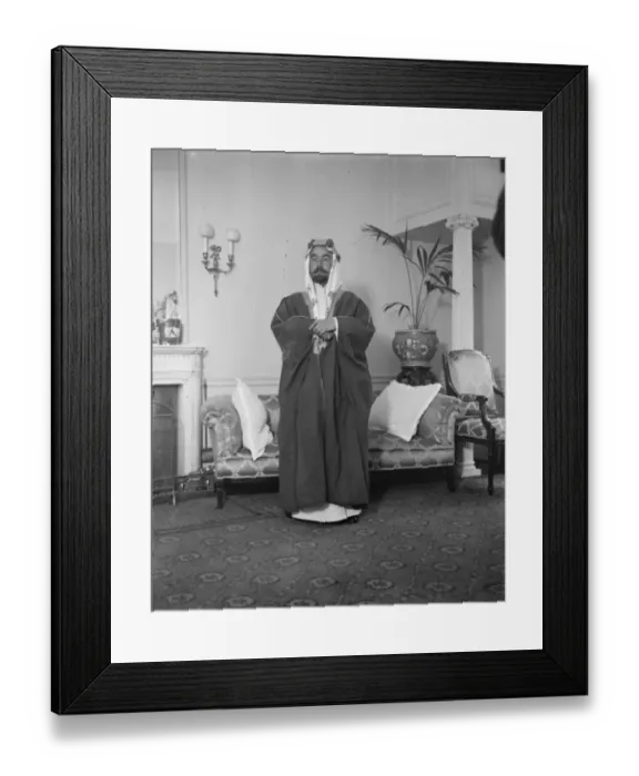 Framed Print : Emir Abdullah in London The Emir Abdullah of transjordania second son of the King Framed Print : Emir Abdullah in London The Emir Abdullah of transjordania second son of the King