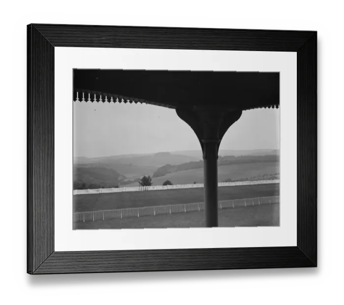 Framed Print : Panorama of Goodwood race course. 27 July 1929 Framed Print : Panorama of Goodwood race course. 27 July 1929