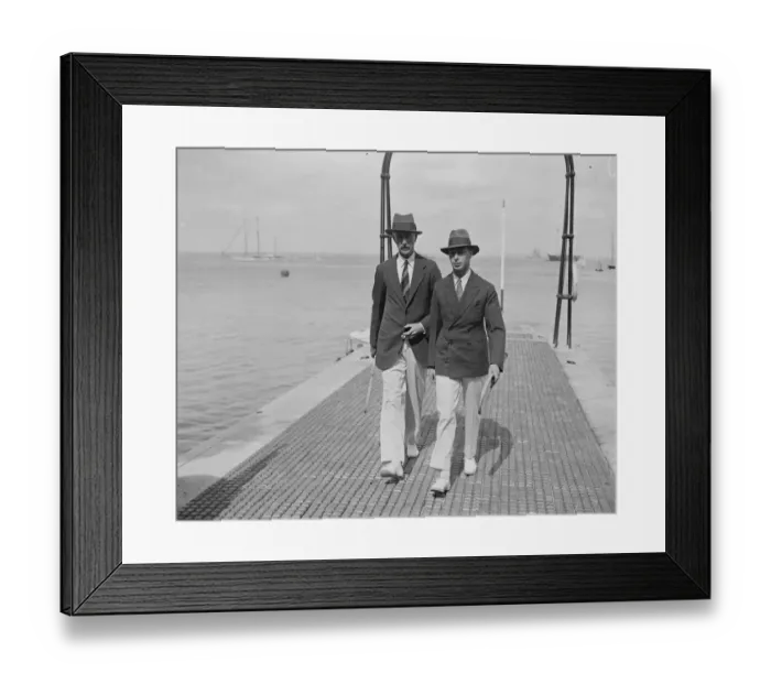 Framed Print : Cowes week Opens on the Isle of Wight, of the South Coast of England The Duke of Framed Print : Cowes week Opens on the Isle of Wight, of the South Coast of England The Duke of