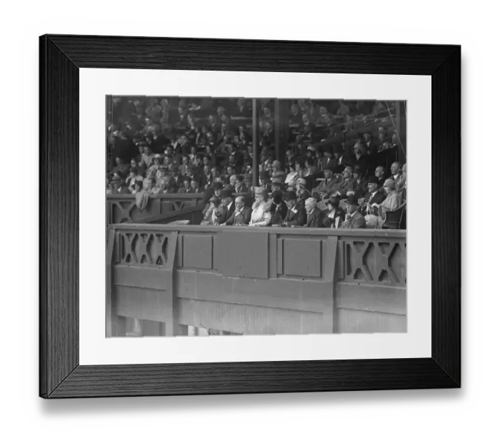 Framed Print : King and Queen at Wimbledon. 7 July 1928 Framed Print : King and Queen at Wimbledon. 7 July 1928