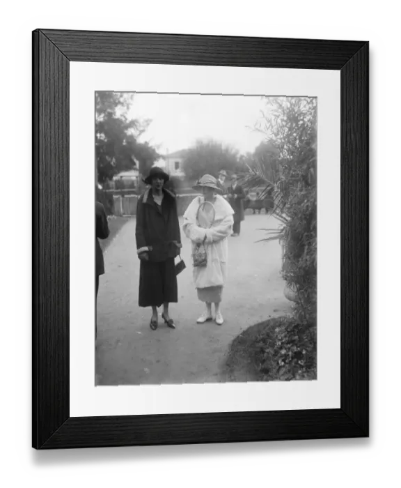 Framed Print : Society on the Riviera Lady Ribblesdale with her daughter Miss Astor at Cannes Framed Print : Society on the Riviera Lady Ribblesdale with her daughter Miss Astor at Cannes