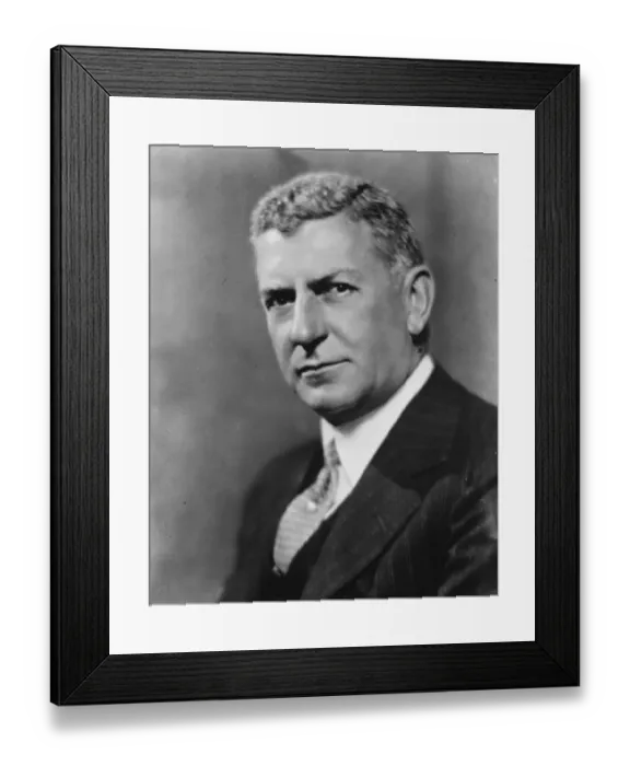 Framed Print : Charles E Mitchell. Chairman of the National City Bank of New York. 1929 Framed Print : Charles E Mitchell. Chairman of the National City Bank of New York. 1929