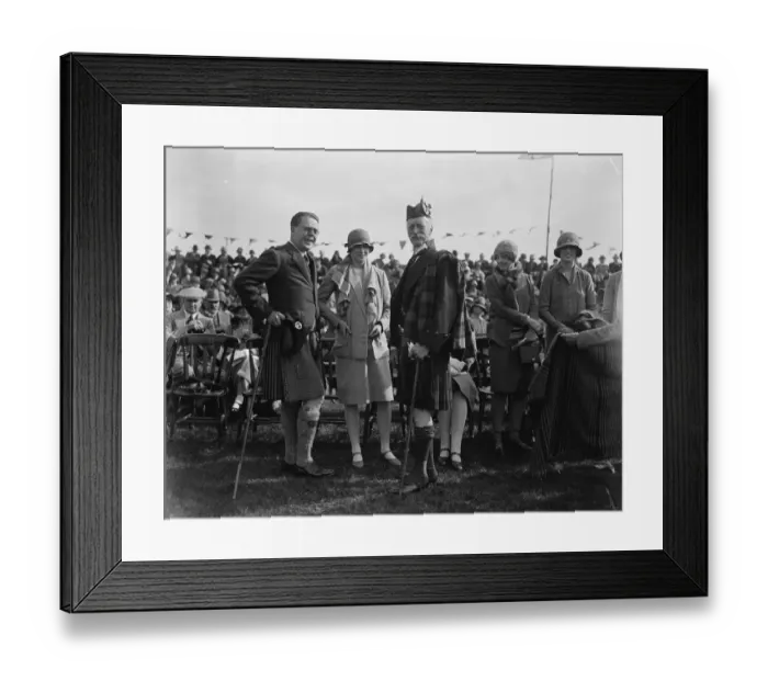 Framed Print : Aboyne Highland Games. Lord and Lady Glentanar and the Marquess of Huntly. 13 Framed Print : Aboyne Highland Games. Lord and Lady Glentanar and the Marquess of Huntly. 13