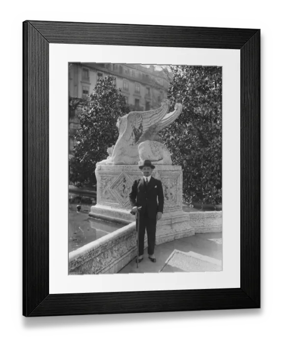 Framed Print : The President of the League of Nations Senor Affonso Costa of Portugal, the newly Framed Print : The President of the League of Nations Senor Affonso Costa of Portugal, the newly