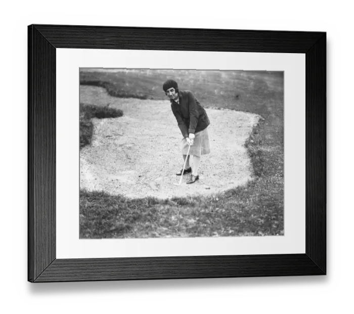 Framed Print : Kensington Golf Club Miss Diana Esmond 15th October 1926 Framed Print : Kensington Golf Club Miss Diana Esmond 15th October 1926