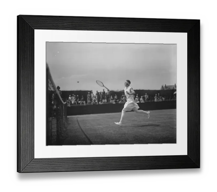 Framed Print : Middlesex Championship at Chiswick Park. Mrs Lycett in play. 7 May 1927