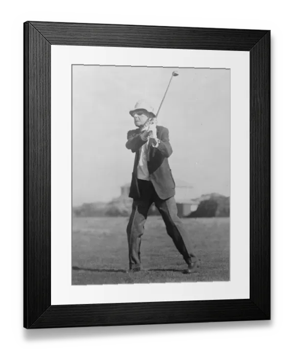 Framed Print : Worlds richest man plays golf at 84. Mr John D Rockefeller, the worlds richest man Framed Print : Worlds richest man plays golf at 84. Mr John D Rockefeller, the worlds richest man