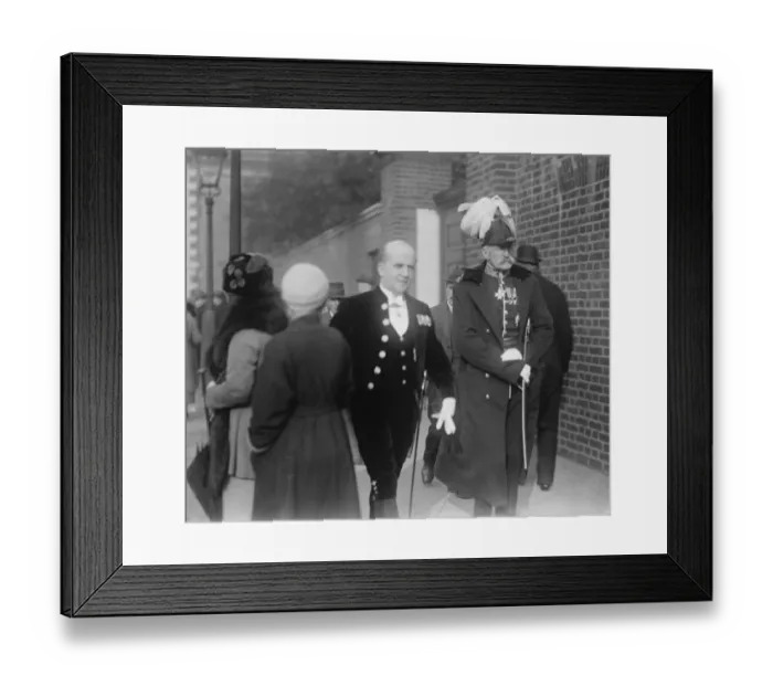 Framed Print : The Kings Levee at St James Palace Commander Talbot ( Left ) and General Sir Reginald Framed Print : The Kings Levee at St James Palace Commander Talbot ( Left ) and General Sir Reginald