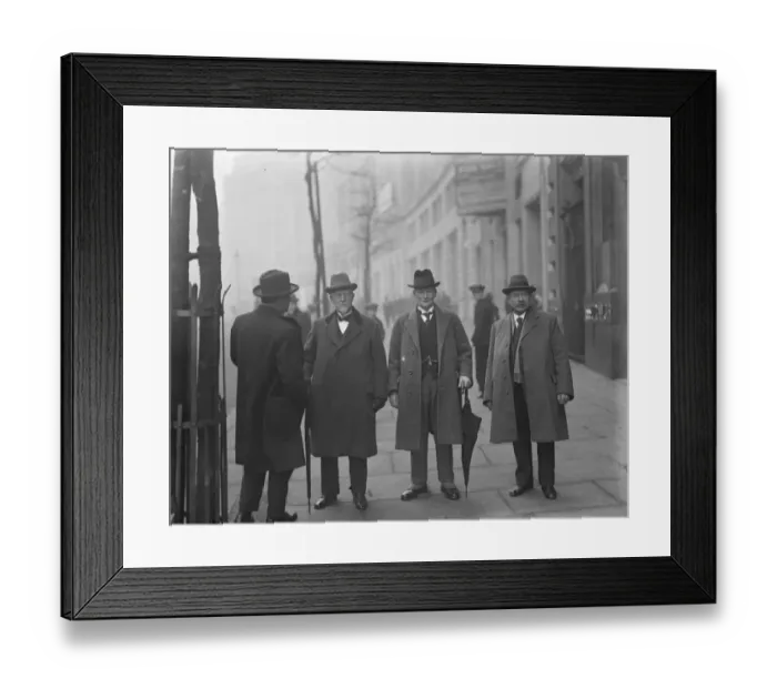 Framed Print : Coal owners and men get to grips. The Miners Executive Committee met the Governing Framed Print : Coal owners and men get to grips. The Miners Executive Committee met the Governing