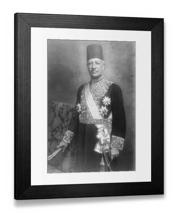 Framed Print : Yehin Ibrahim Pasha of Egypt 10 December 1924 Framed Print : Yehin Ibrahim Pasha of Egypt 10 December 1924