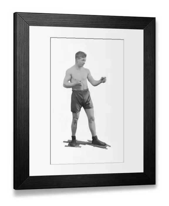 Framed Print : Roland Todd ( English boxer ). 16 February 1923