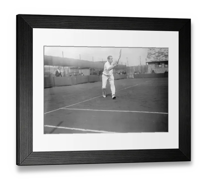 Framed Print : Nicholas Mishu, the Romanian tennis player. 1 May 1924 Framed Print : Nicholas Mishu, the Romanian tennis player. 1 May 1924