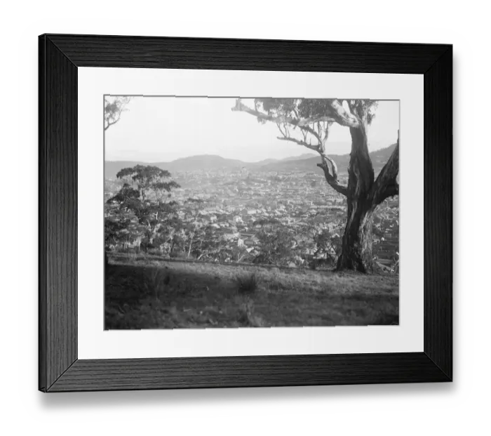 Framed Print : The Prince of Wales tour of Australia. A general view of a portion of the city of Hobart Framed Print : The Prince of Wales tour of Australia. A general view of a portion of the city of Hobart