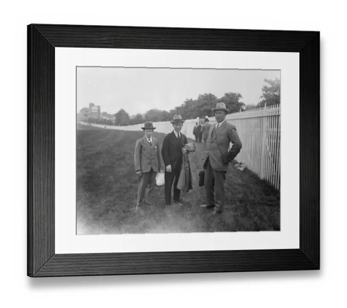 Framed Print : Ascot. Donoghue and his son. 17 June 1924 Framed Print : Ascot. Donoghue and his son. 17 June 1924