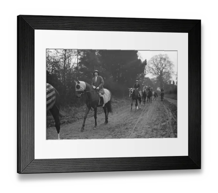 Framed Print : Society Lady as racehorse trainer. Miss Wilmot the right hand man of Sir Robert Framed Print : Society Lady as racehorse trainer. Miss Wilmot the right hand man of Sir Robert
