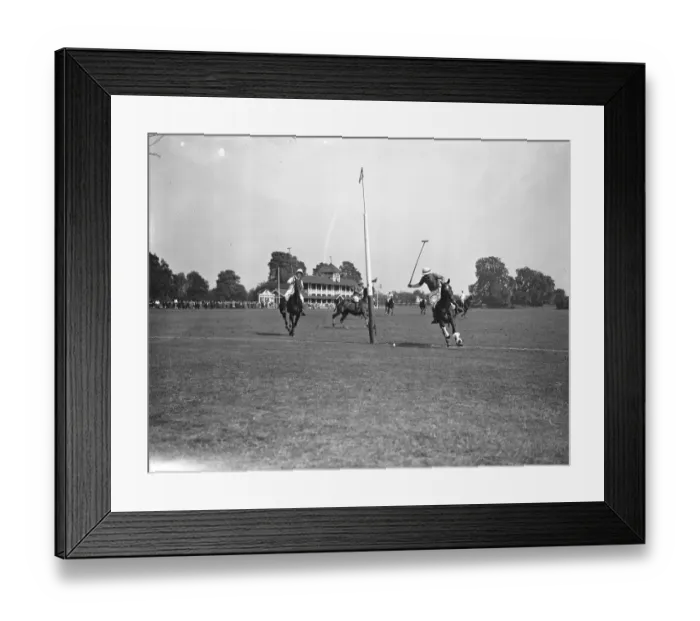 Framed Print : At the Ranelagh Club on the old Polo ground, a match between the, Hurricanes Framed Print : At the Ranelagh Club on the old Polo ground, a match between the, Hurricanes