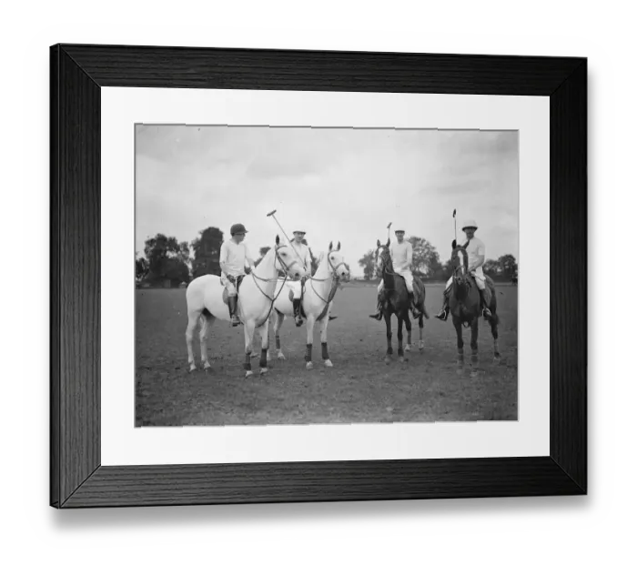 Framed Print : Ranelagh polo - Lords versus Commons. House of Lords team - Earl Beatty, Lord Digby Framed Print : Ranelagh polo - Lords versus Commons. House of Lords team - Earl Beatty, Lord Digby