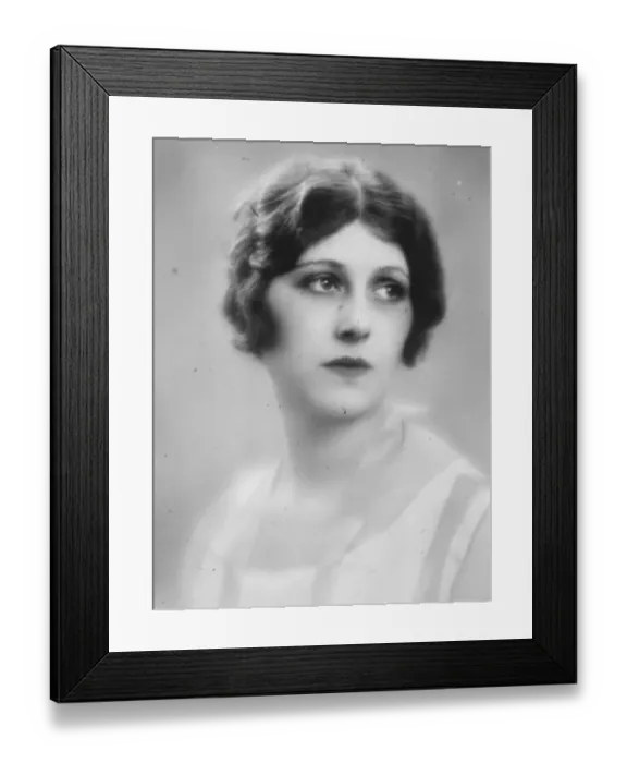 Framed Print : Mlle Jeanne Helbling, Captain of Frances first theatrical cricket eleven. 16 Framed Print : Mlle Jeanne Helbling, Captain of Frances first theatrical cricket eleven. 16