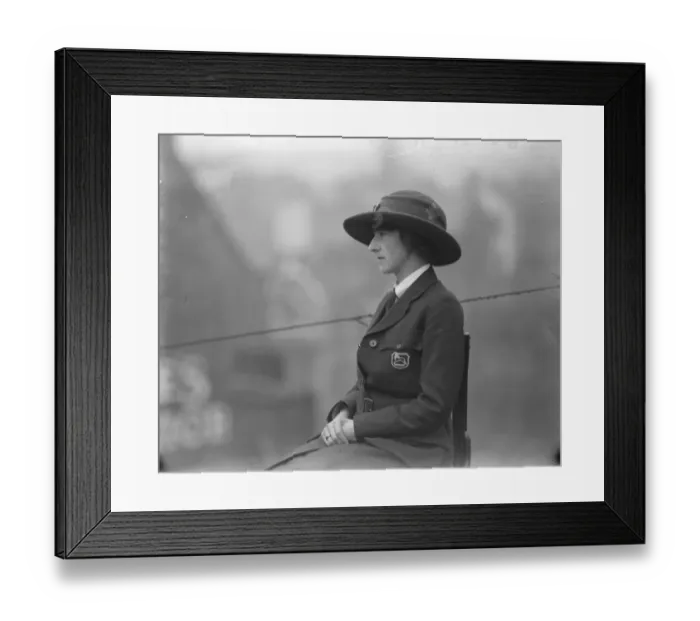 Framed Print : Famous explorers sister will act Florence Nightingale at Wembley tattoo Miss Framed Print : Famous explorers sister will act Florence Nightingale at Wembley tattoo Miss