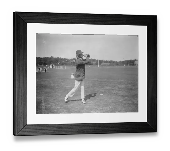Framed Print : Society on the golf links at Le Touquet in northern France Baron Cedestrome in play 30 Framed Print : Society on the golf links at Le Touquet in northern France Baron Cedestrome in play 30