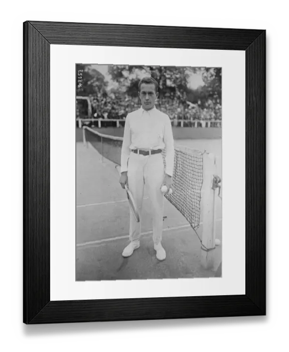 Framed Print : M Cochet, The French tennis player 17 December 1925 Framed Print : M Cochet, The French tennis player 17 December 1925