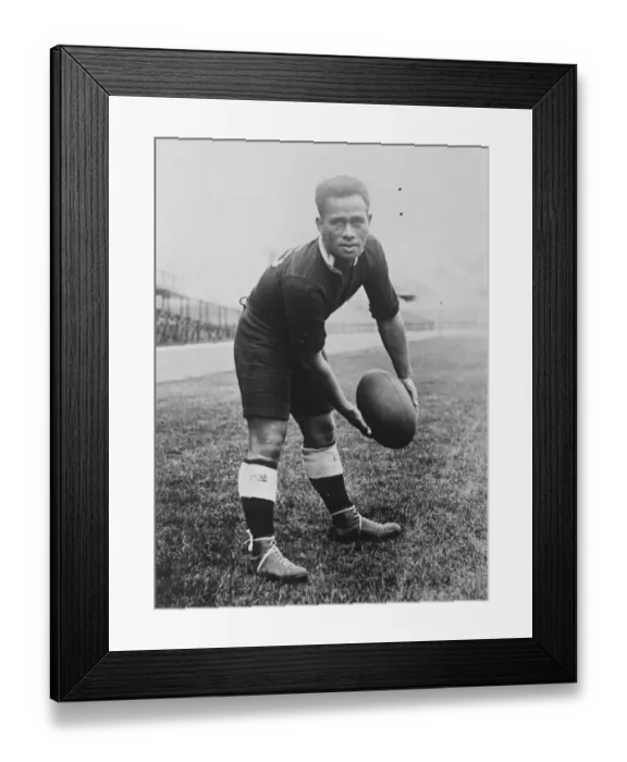 Framed Print : The Maoris in Paris. W Shortland, the smallest man in the team. 11 October 1925 Framed Print : The Maoris in Paris. W Shortland, the smallest man in the team. 11 October 1925