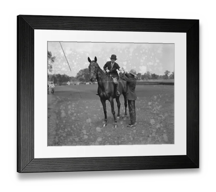 Framed Print : Ranelagh polo pony show. Mrs Charles Pym. 1926 Framed Print : Ranelagh polo pony show. Mrs Charles Pym. 1926