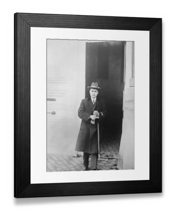 Framed Print : The new German note. Herr Roediger, the German Charge d Affaires, leaving Framed Print : The new German note. Herr Roediger, the German Charge d Affaires, leaving