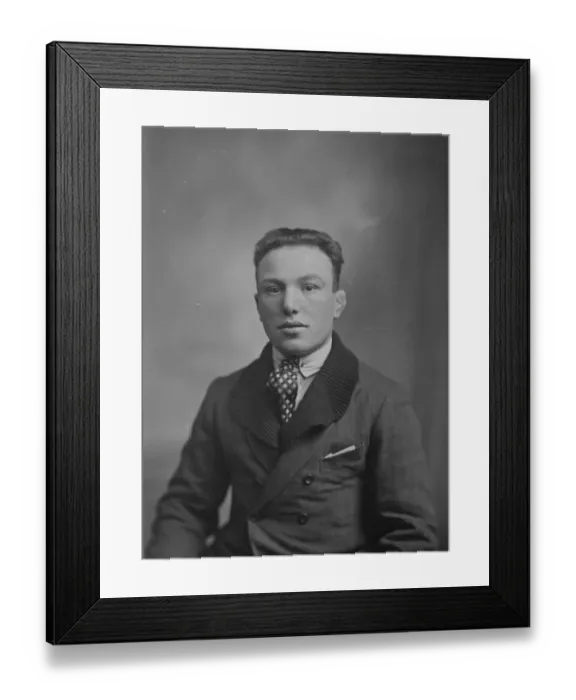 Framed Print : Johnny Curley, British featherweight boxing champion 1924 Framed Print : Johnny Curley, British featherweight boxing champion 1924