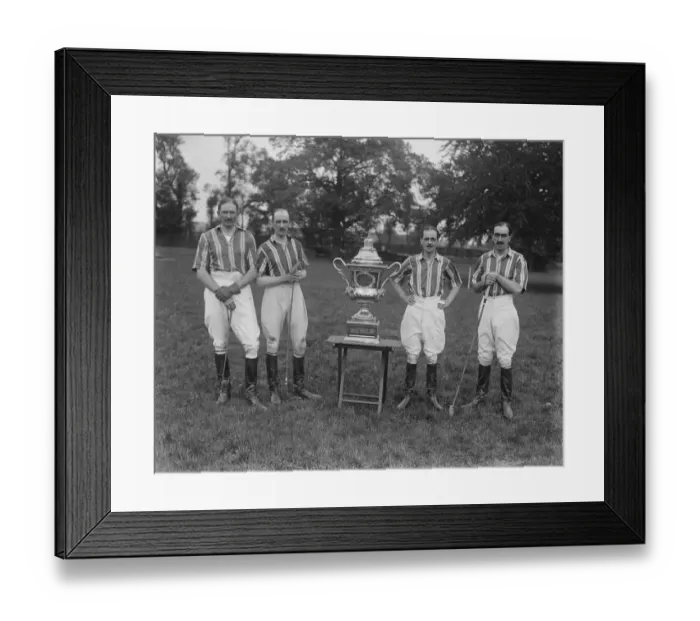 Framed Print : Polo at Ranelagh Polo Club, London The 17th lancers Left to right, Captain H R Turner Framed Print : Polo at Ranelagh Polo Club, London The 17th lancers Left to right, Captain H R Turner