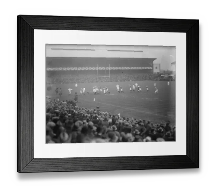 Framed Print : International rugby at Twickenham. England versus Ireland. General view of the game