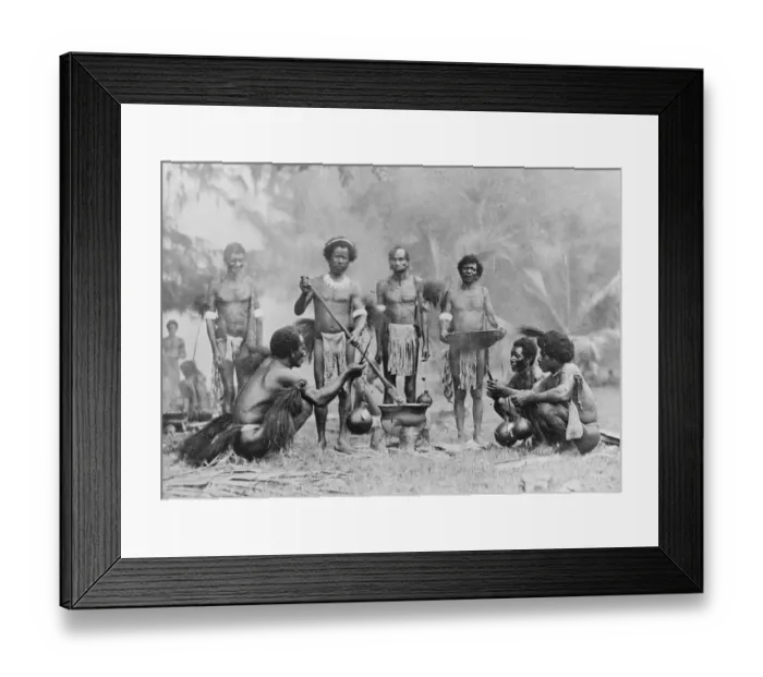 Framed Print : Great Island to be explored. British Pacific Science Expedition Sails for Papua Framed Print : Great Island to be explored. British Pacific Science Expedition Sails for Papua