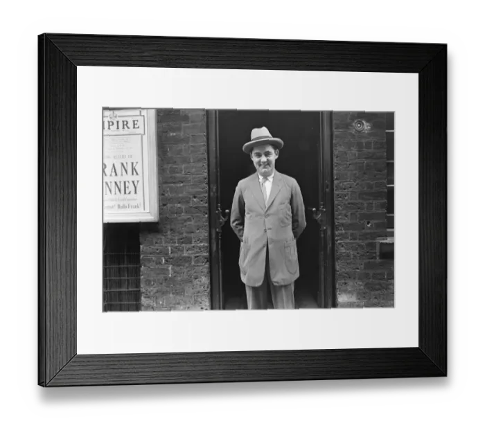 Framed Print : Frank Tinney, the famous American black - faced comedian, who is appearing, after Framed Print : Frank Tinney, the famous American black - faced comedian, who is appearing, after